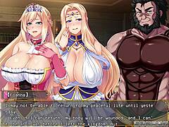 Queen in anime game with english subtitles.