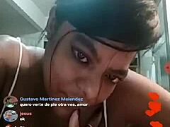 Brazilian BBW teaser showcases big tits on webcam