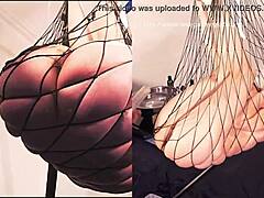 Netted Body Cleaned and Inspected in Tight Bondage