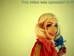 Harley Quinn’s pink pussy wrecked by Joker, wow!