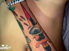 Lilith Weed's Halloween Video With Tattoos And Cum