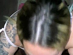 watching her deepthroat and spit all over it feels so raw