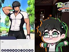 Straight Man's First Gay Encounter with Muscular Bodybuilder Hentai Twist