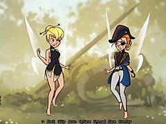Lesbian Hentai Game with Small Tits Tinkerbell.