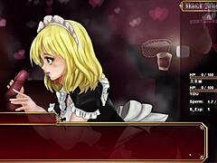 this anime babe gives a hot blowjob without condom... 😏 she's so sexy with big tits!