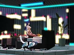 Yuuka-san, ride that cock in cowgirl and squirt for me?