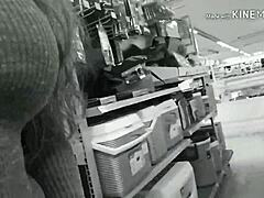 Latina MILF Flashes Big Tits in Public Outdoor