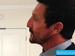 Teen Blonde Gianna Gem Performs Blowjob on Huge Cock