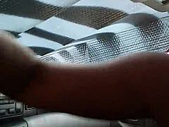 samantha goes down on a thick cock in a daring public spot with amateurs watching.