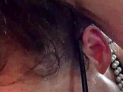 samantha goes down on a thick cock in a daring public spot with amateurs watching.