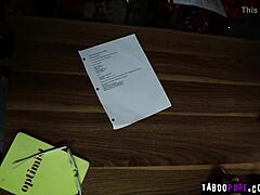 Three hot lesbians, teens and mature, dive into steamy office action