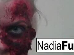 Sexy Zombie Explores Her Body in Intriguing Encounter