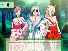 Busty ninja trio fucked hard in Jikage Rising Arc 2 Episode 7