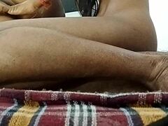 Desi wife and girlfriend get wild in steamy Indian session. They can't resist the intense action.