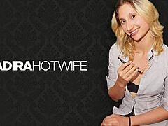 Sadira naughty secretary in double penetration and blowbang trailer 😈