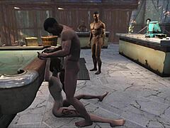 hey, what's up with this wild cartoon hentai pool table party on the desk?