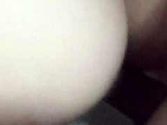 Blonde Wife Rubs Pussy On Cock, Can't Resist Riding.