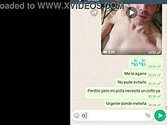 My girlfriend is so hot on the phone, part 2 of our web chat fun