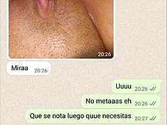 My girlfriend is so hot on the phone, part 2 of our web chat fun