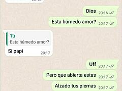 My girlfriend is so hot on the phone, part 2 of our web chat fun