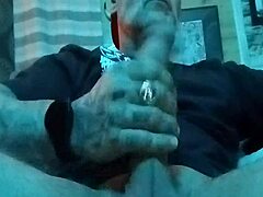 Hey, check out this gay guy with a big cock masturbating like a jack hammer