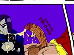 teen titans get relief from big cocks 😏
