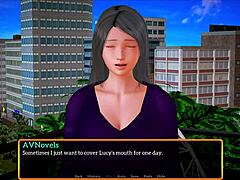 my new family plays a game together in the house