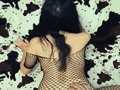 Milf Wife In Stockings Gets Her Ass Fucked Hard With Anal Play