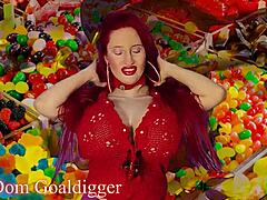 金融女王角色扮演的调教把戏