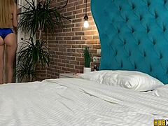 Nancy Ace teases the cock nicely in the bedroom with toys