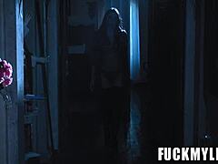 Sheena Ryder says, 'Suck my big tits while ripping clothes' in Screwged part 1