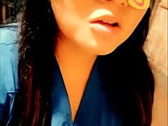 Latina nurse leaves work early, arrives home happy singing reggaeton while touching sexy body in real homemade porn.