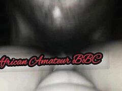 African Mature Woman Bent Over For Doggy Style With Monster Cock. Beautiful Big Ass Kinky Black Action.