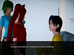 Hey, what’s up with this erotic teen in My New Family 286?