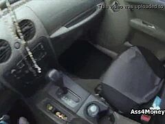 wanna see this perky blonde suck for cash outdoors?