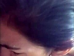 Stepsister wakes up to cock fucking her bent over ass