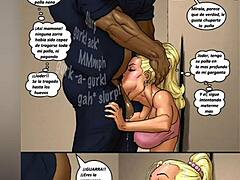 Two Hot Blondes Betting on Massive Black Cock Action 2