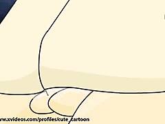 Nezuko and Tanjiro share an intimate moment in Demon Slayer