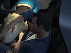 Michael enjoys a discreet encounter in GTA 5