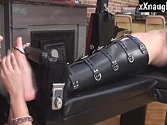 Blonde Lesbian Tied Up for Fun