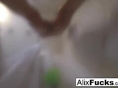 Alix Lynx Showers Off Her Stunning Body