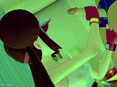 Mei rosa visits the nurse with her sporty clothes adult version 😏