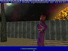 Virtual Sci-Fi Girls Ending 1: Armory Fucking with Shaved Pussy Cumshot