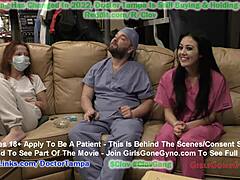 new hooters girl blaire celeste gets wild exam