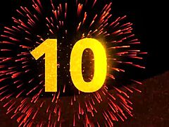 horny girlfriend gave lucky gateman good fuck as new year present