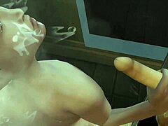 The Sims game features a deep throat scene in 3D anime style