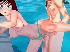 Anzu Mazaki Fucking Hard On The Pool 4 Yu-Gi-Oh Ahegao Step Bikini Tea Gardner Full Fantasyking3