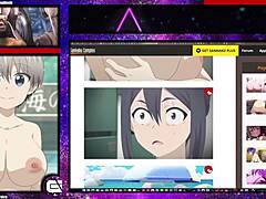 Bald pussy ass uzaki-chan showing thick mommy breasts