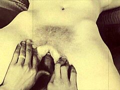 Vintage British Hairy Interracial Taboo Cock Action