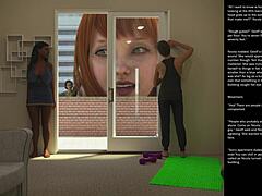 3D porn comics: Big Apple Small Gesture in action